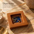 Dareluno™ Sculptural Ceramic Jewelry Tray – Artistic Ring & Trinket Organizer