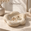 Dareluno™ Sculptural Shell Jewelry Tray – Decorative Ring & Trinket Organizer