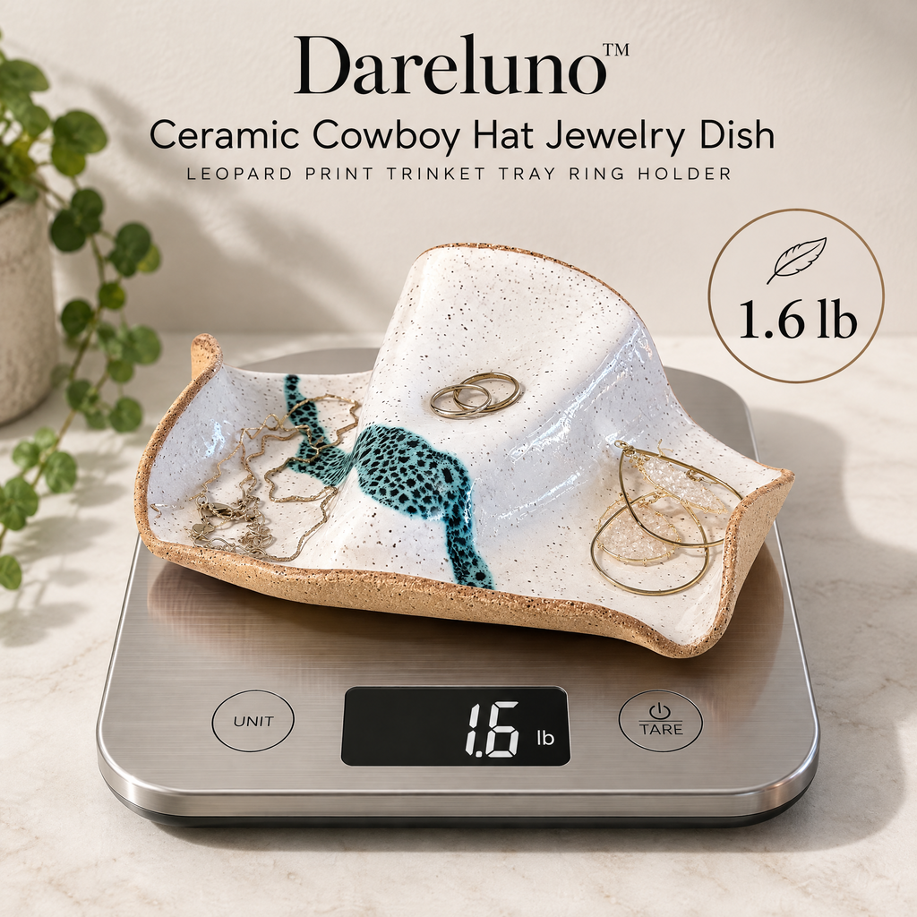 Dareluno™ Sculptural Ceramic Jewelry Dish
